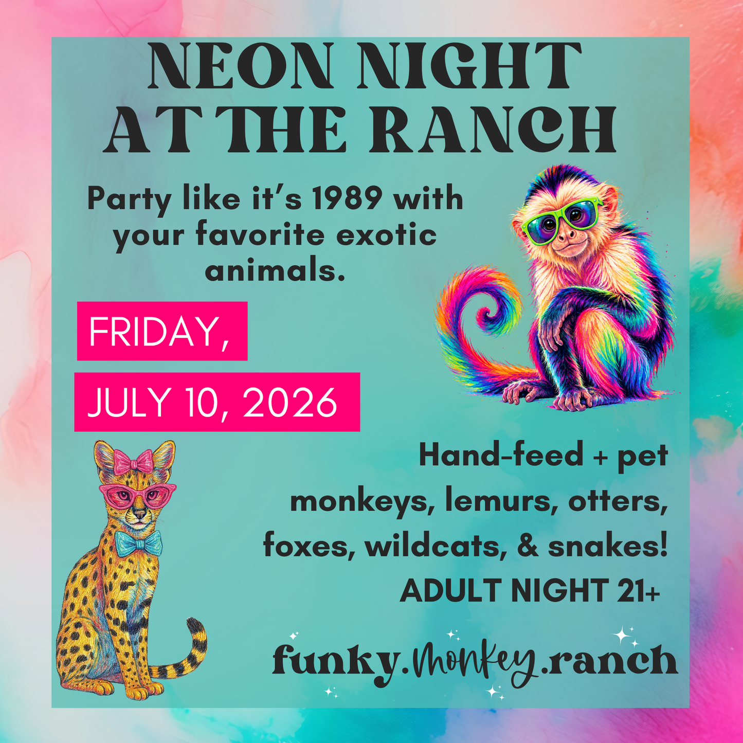 Neon Adult Night at the Ranch