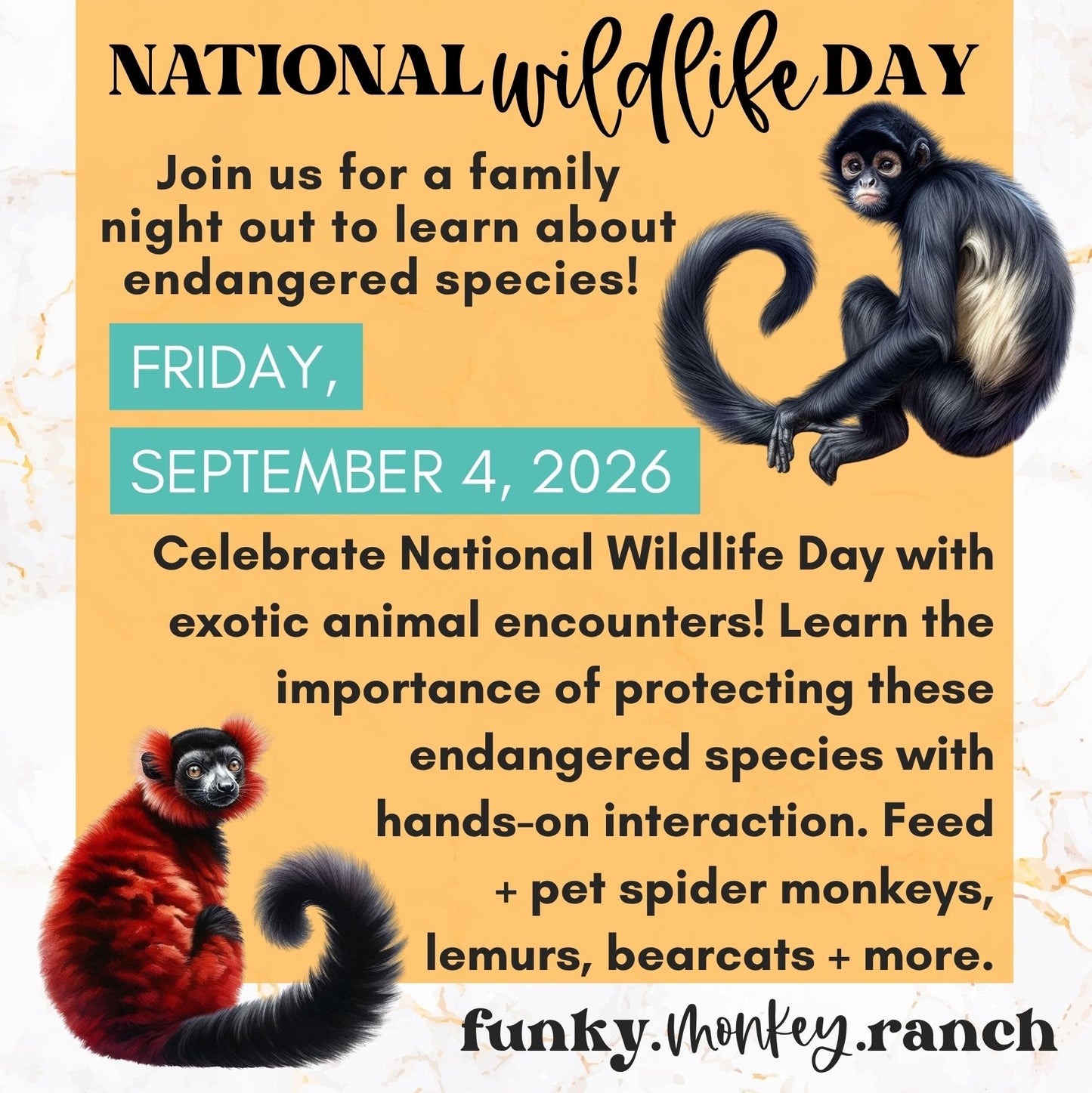 National Wildlife Day Celebration