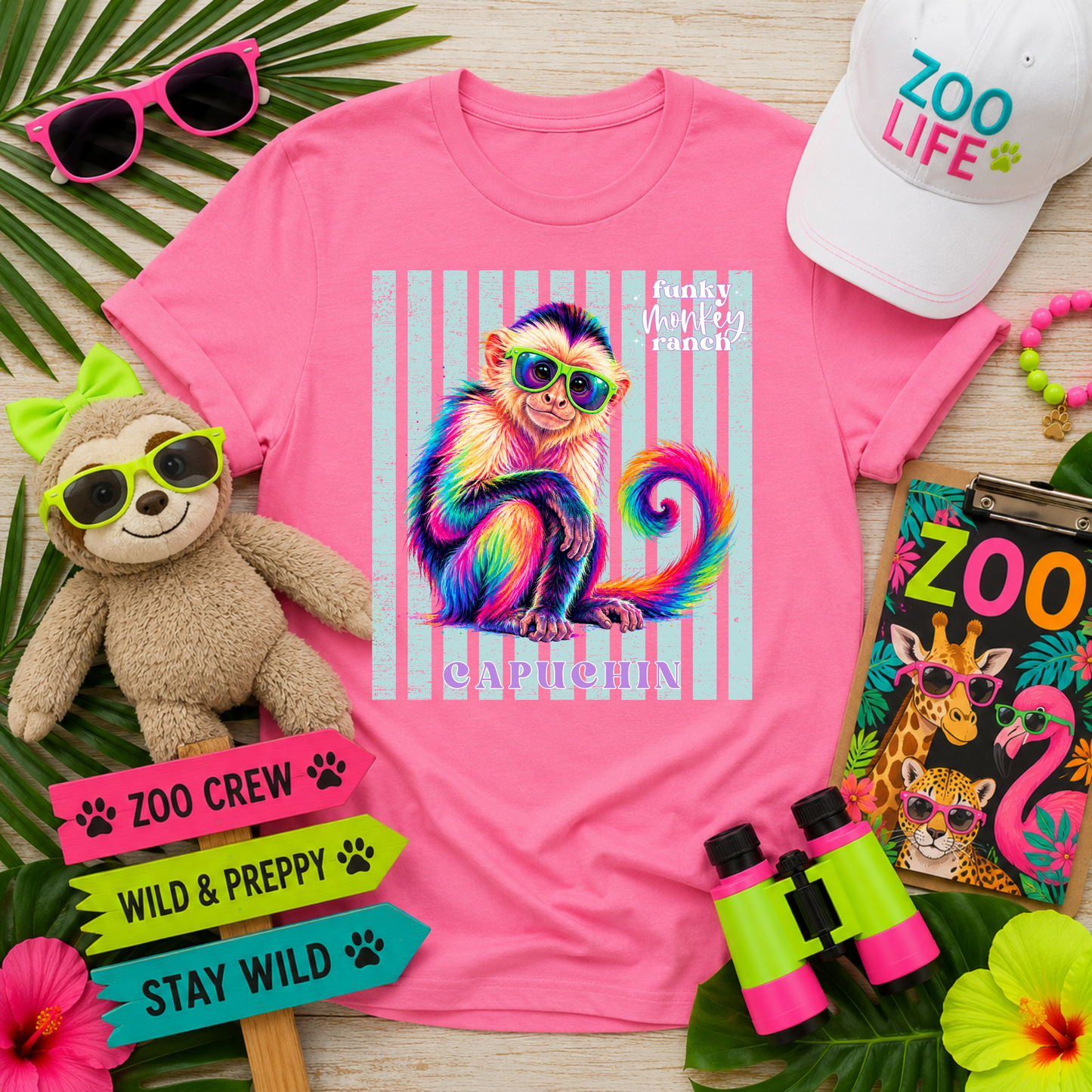 Bright Summer Capuchin Shirt