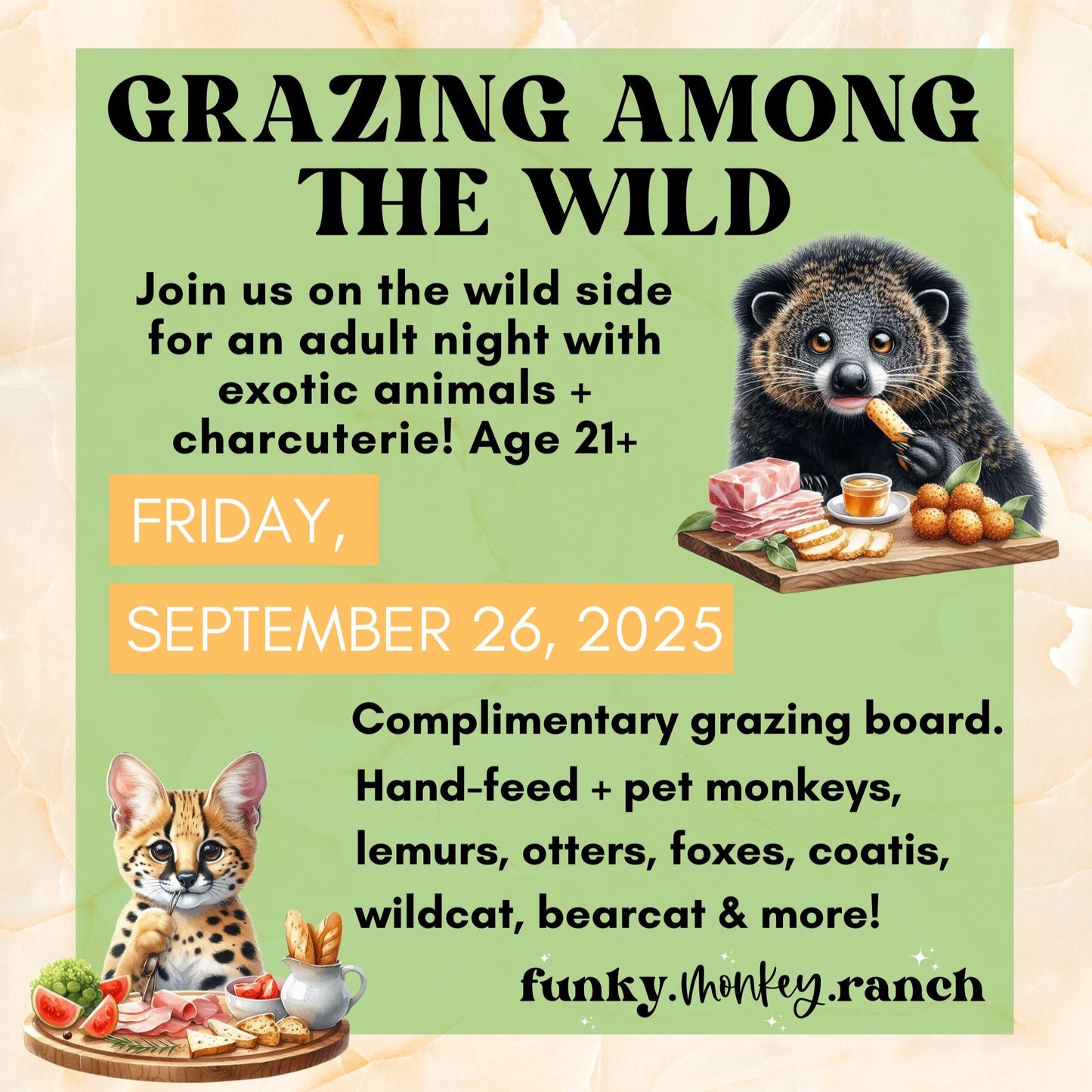 Grazing Among the Wild - Adult Night Event