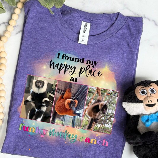 I Found My Happy Place at Funky Monkey Ranch - Youth Tee