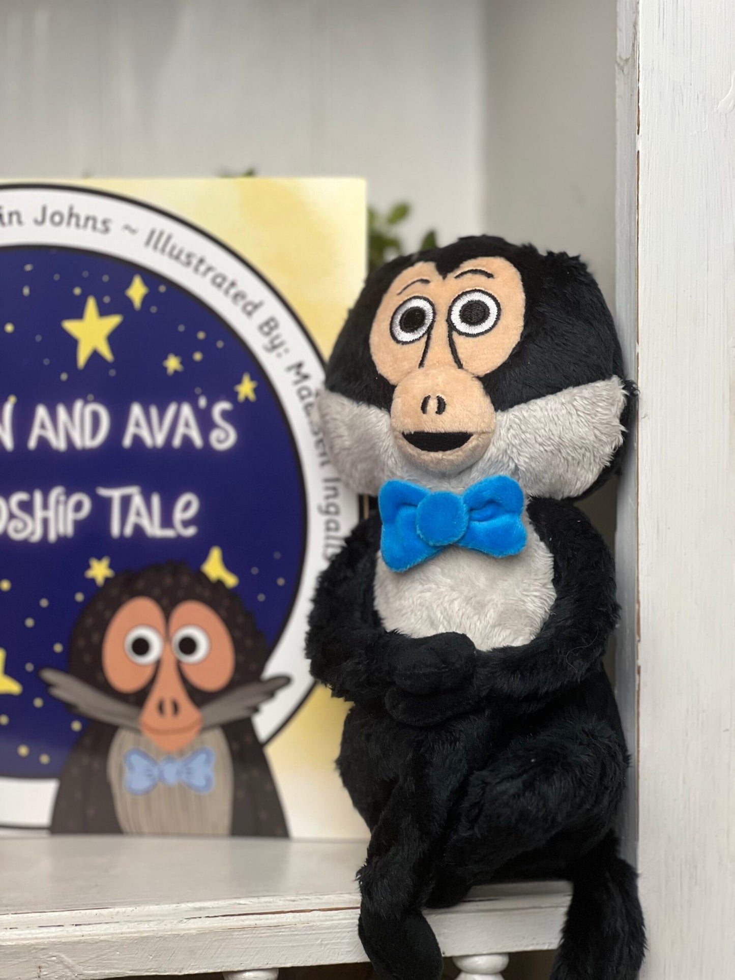 Winston and Quinley Plushies - Custom Spider Monkey Plush Animal
