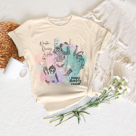 Winston, Quinley + Mila Spider Monkey Tee image 0